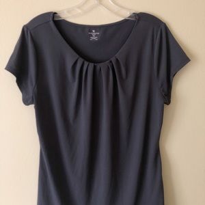 Grey short sleeve Worthington top